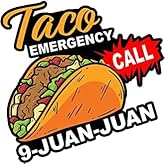 STICKY DUDE | Mexican Taco Funny Juan | Yeti Cup Vinyl Waterproof Sticker Decal Car Laptop Wall Window Bumper Sticker 5