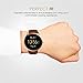 Lamshaw Leather Strap Replacement Band for Fossil Q Wander Smartwatch Strap (Brown)