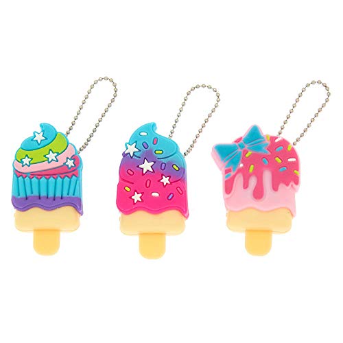 Claire's Girl's Pucker Pops Cupcake Sweets Lip Gloss - 3 Pack