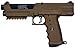 Tippmann TPX TiPX Paintball Pistol Marker with Case and 2 Clips - Coyote Brown
