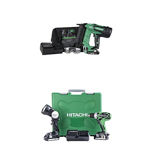 Buy Hitachi NT1850DE 18Volt Cordless Brad Nailer and DS18DSAL 18Volt