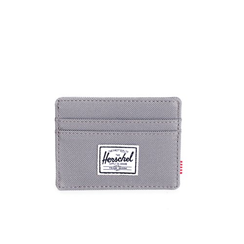 Herschel supply co. men s charlie card holder, grey, on…