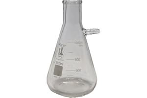 1000ml Filtering Flask, Bolt Neck with Tubulation, 3.3 Borosilicate, Heavy Wall, Karter Scientific (Single)