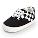 BENHERO Baby Boys Girls Canvas Toddler Sneaker Anti-Slip, A-Black, Size 0.0