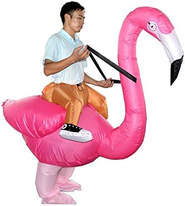 Huahao Adult Party Fun Inflatable Flamingo Costume