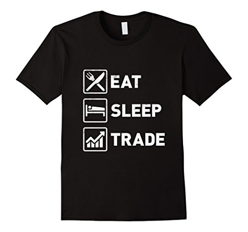 Mens eat sleep trade funny stock market trader t-shirt …