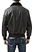 Landing Leathers Men's Navy G-1 Leather Flight Bomber Jacket - Brown XL