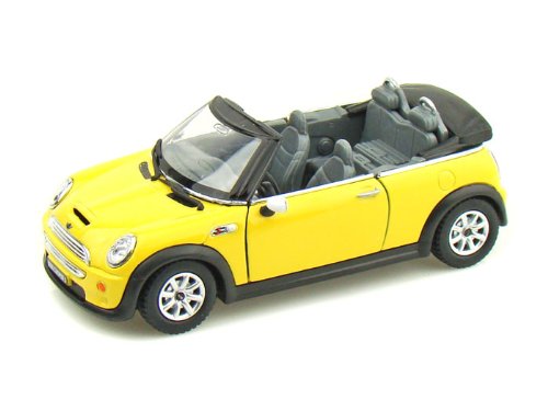 Kinsmart Mini Cooper S Convertible 1/28 Yellow