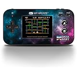My Arcade Gamer V - Handheld Gaming System - 220 Retro Style Games Plus 8 Data East Classics - Lightweight Compact Size - Battery Powered - Full Color Display - Volume Buttons - Headphone Jack - Purple