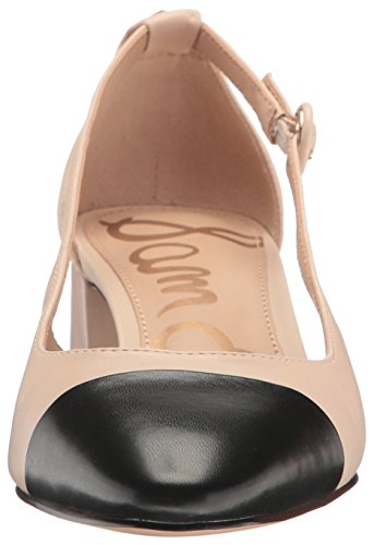 Sam Edelman Women's Summer Sand/Black Leah Cutout Block Heel