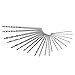 SUMAJU 21 Pcs Twist Drill Bit Set, Micro Hand Drill Bit Set Rotary Tools Precision Pin Vise