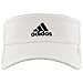 adidas Men's Adizero II Visor, White/Black, ONE SIZE
