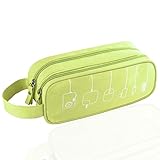 Kitron(TM) Universal Cable Cord Holder Organizer / Electronics Accessories Case Healthcare & Grooming Kit USB Drive Shuttle-an All in One Travel Organizer (Green)