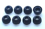 8 Large Black Motorola S9, S9-HD, S10-HD Motorola Bluetooth Headsets OEM Original Replacement Earbuds