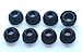 8 Large Black Motorola S9, S9-HD, S10-HD Motorola Bluetooth Headsets OEM Original Replacement Earbuds