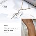 Aukmla Gold Y Lariat Chain Circle Bar Necklace Jewelry Choker for Women and Girls (Gold)