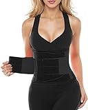 SHAPERX Waist Trainer Belt Body Shaper Belly Wrap Trimmer Slimmer Compression Band for Weight Loss Workout Fitness