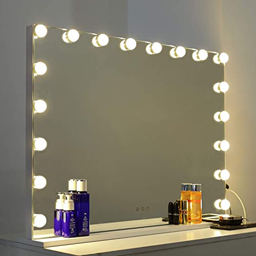 WAYKING Vanity Mirror with Lights Large Hollywood Makeup Mirror with 18