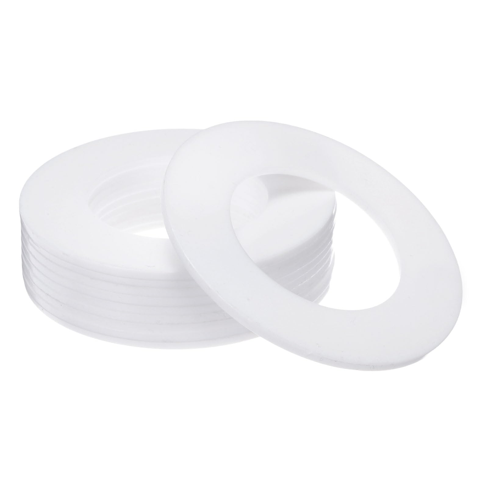 PATIKIL Flat Washers, 15 Pcs 102mm OD 57mm ID 3mm Thickness DN50 PTFE Seal Washers Flange Gasket Sealing Gasket for Faucet Pipe Water Hose