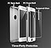 iPhone 7 Plus Case, AOKER Ultra-thin Full Body Coverage Hard Plastic Matte [Tempered Glass Screen Protector] 360 All Round Shockproof Hybrid Cover Skin for Apple iPhone 7 Plus 5.5 Inch (Silver)