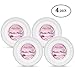 Laura Stein Crystal Clear Disposable Plates (160 Count, 6 Inch Plates) | Premium Dessert Sized Plastic Party Plates | Heavy Duty Plastic Plates For Weddings, Events & Parties (4 Pack x 40 Plates)