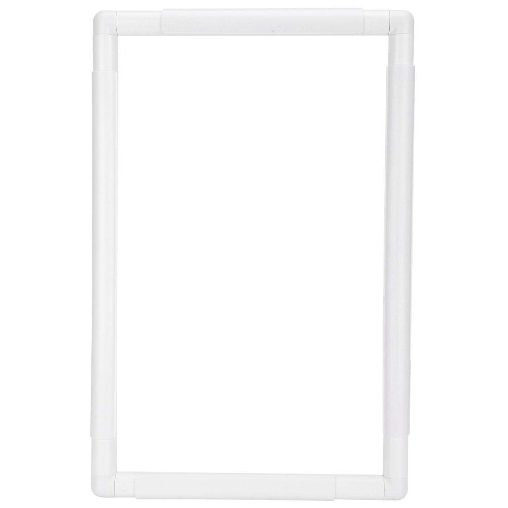 Atyhao Square Embroidery Clip Frame, Plastic Cross Stitch Hoop for Quilting, Needlepoint, Silk Painting, Crafts