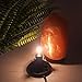 haraqi Himalayan Salt Lamp Cord (6ft) with Dimmer Switch,Original Replacement Cord with Base Assembly(3.34 Inches) and 6 Piece 25 Watt E12 Bulbs for Salt Rock Lamp
