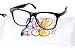 Style Vault Kd210 infant baby toddlers Age 0-24 Months 80s retro hipster Glasses Sunglasses (80s Black-clear)