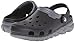 Crocs Unisex Duet Max Clog, Black/Charcoal, 9 M US Men/11 M US Women