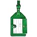 Cruise Luggage Tags,Set of 2 Genuine Leather Bag Tags,Bag Labels Travel Tags/Green