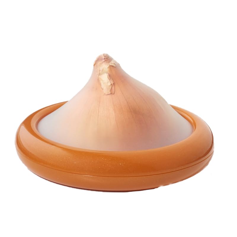 lakeland Fresh Stretch Silicone Onion Pod 12cm – Stretch-To-Fit Silicone Top Keeps Flavour Inside