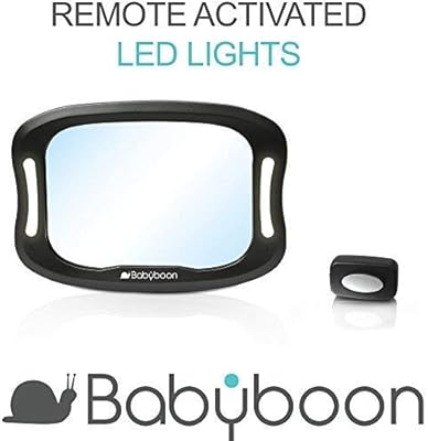 baby car mirror with lights and music