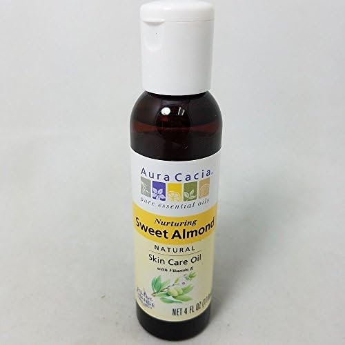 Sweet Almond Oil 4 oz per Bottle (2 Pack)