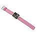 MXY Apple Watch Band, 2016 Fine Woven Nylon Strap Replacement Wrist Classic Bracelet (38MM-Pink)