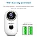 Wireless Rechargeable Battery-Powered Outdoor Camera, WiFi 1080P Indoor Home Security Camera with PIR Motion Detection, Night Vision, 2-Way Audio, Waterproof, Cloud/MicroSD Card Storage