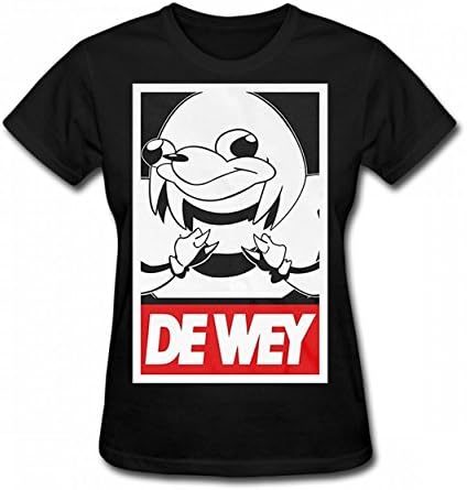 ZFADDS Ugandan Knuckles Do You Knowï¼Ÿfun Tshirt Fashion Print T-Shirts Valentine Women's Tee Black