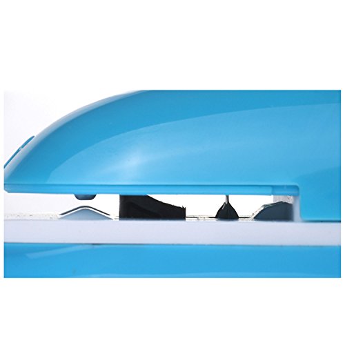M-Aimee Submarine Stapleless Stapler, Environmental Protection Staple Free Stapler, 7 Sheet Capacity (Blue) - Thumbnail 3