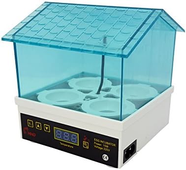 Pano 4 Eggs Mini Incubators Automatic Clear Digital Chicken Duck Birds Incubators Hatcher - US Plug