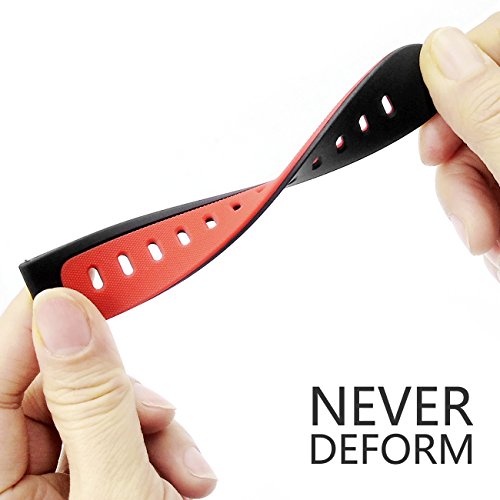 20mm, 22mm Quick Release Soft Silicone Watch Band Anti-Allergic Replacement Strap