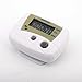 White Distance Pedometer Calorie Counter Walk Fitness Idea For Keeping Fit