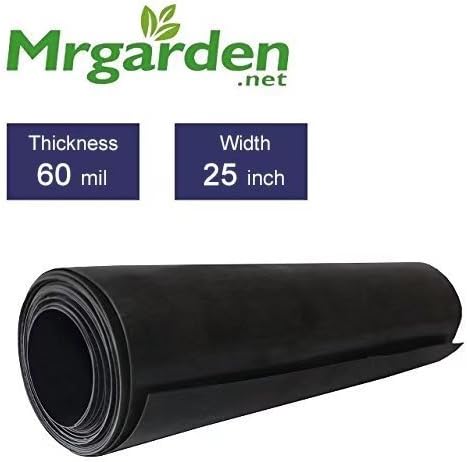 Mr Garden 60mil Tree Root Barrier Water Barrier Garden Edge Sheet, 25 in. W x 30 ft. L