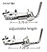 DRUMTOP CBM-1000 - Cowbell Mount with L-Rod - Adjustable Length & Angle Drum Clamp