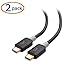 USB C-C cord 3 F BLK 2pk