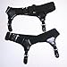 MDLG 2pcs 6 Colors Sexy Double Clip Thick Thin Women Men Sock Garter Suspender Costume Cosplay Accessories