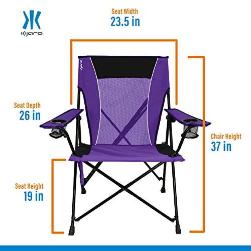 Kijaro Camping Chair, Dual Lock Feature, Kawachi Purple Pricepulse