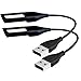 AFUNTA Charger Cable for Fitbit Flex Wireless Band USB Wire Replacement for Damged or Lost Fitbit Flex Charger, Black