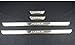 Weigesi Stainless Steel Door Sill Protector Scuff Plate Cover Trim for Nissan Juke 2010-2020 Accessories Door Sills