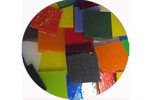 U-FUSE-IT 1 Lb.Fusible Glass End Cuts Sampler Pack 90 COE,