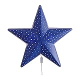 Ikea SMILA STJÄRNA Star Wall Lamp, blue