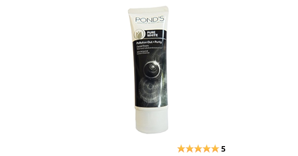 ponds white charcoal face wash